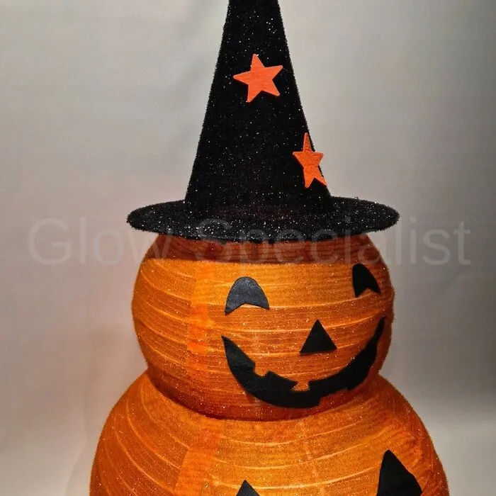 DUBBELE POMPOEN - HALLOWEEN LED DECORATIE - 90 CM - 50 LED