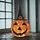 POMPOEN MET HOED - HALLOWEEN LED DECORATIE - MET TIMER - 68 CM