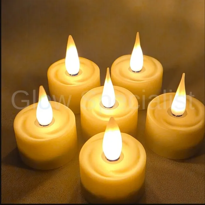 MovinFlame OPLAADBARE THEELICHTEN - 6 STUKS - MOVINFLAME - IVOOR