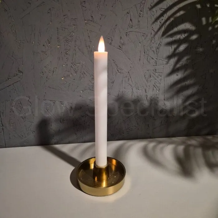 MovinFlame MOVINFLAME DINER KAARSEN - 2 STUKS - OPLAADBAAR - MET AFSTANDSBEDIENING - WIT