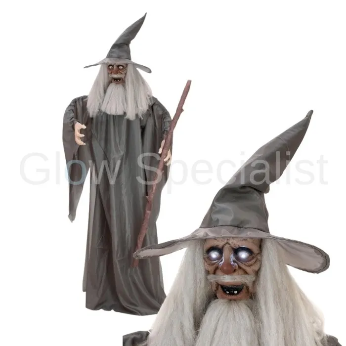 Europalms WIZARD - HALLOWEEN - 190 CM - SOUND, LIGHT AND MOTION - EUROPALMS