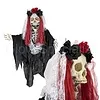 Europalms SKELETON LA CATARINA - HALLOWEEN - 100 CM - MOVING - LIGHT AND SOUND