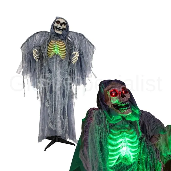Europalms DARK ANGEL - HALLOWEEN - 160 CM - BEWEGING - LICHT EN GELUID - EUROPALMS