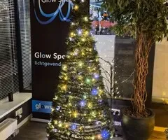 POP-UP CHRISTMAS TREE - GREEN - 180 CM - WITH WHITE AND MULTICOLOR LEDS