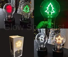 TABLE LAMP FILAMENT - CHRISTMAS - COLOR - 4 TYPES - 2 X AAA
