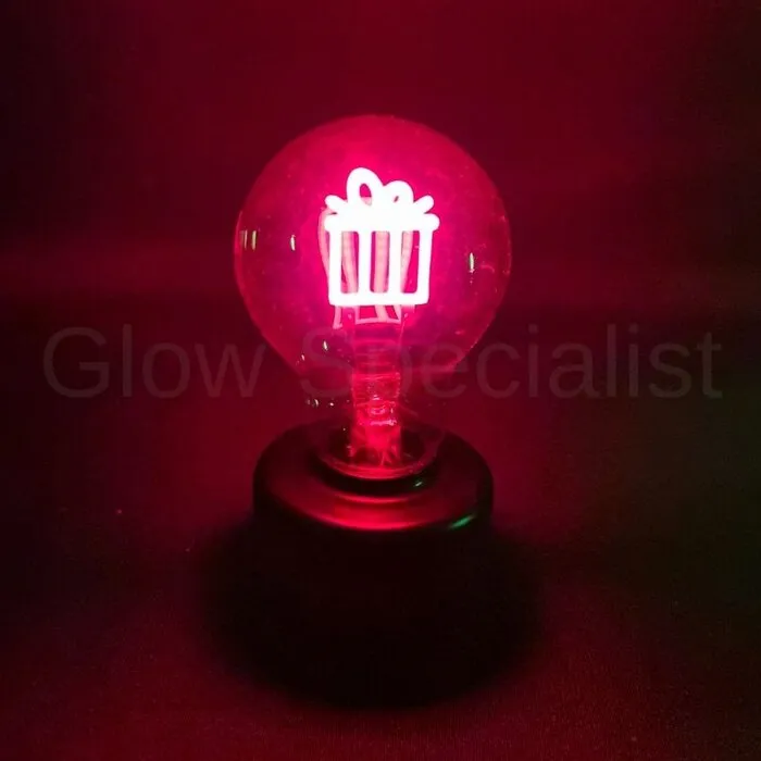 TAFELLAMP FILAMENT - KERST - KLEUR - 4 SOORTEN - 2 X AAA