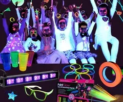 NEON GLOW KIDS PARTY PACKAGE - 10 KIDS