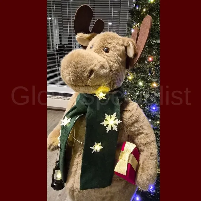 MOVING MOOSE - WITH LED AND MUSIC - 110 CM