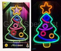 LED NEON SIGN - CHRISTMAS FIGURE - CHRISTMAS TREE