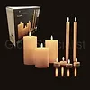 LED CANDLE SET - 9-PIECE - IVORY - TIMER - REMOTE CONTROL