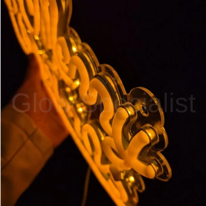 LED NEON SIGN - KERST TEKST - MERRY CHRISTMAS - GEEL