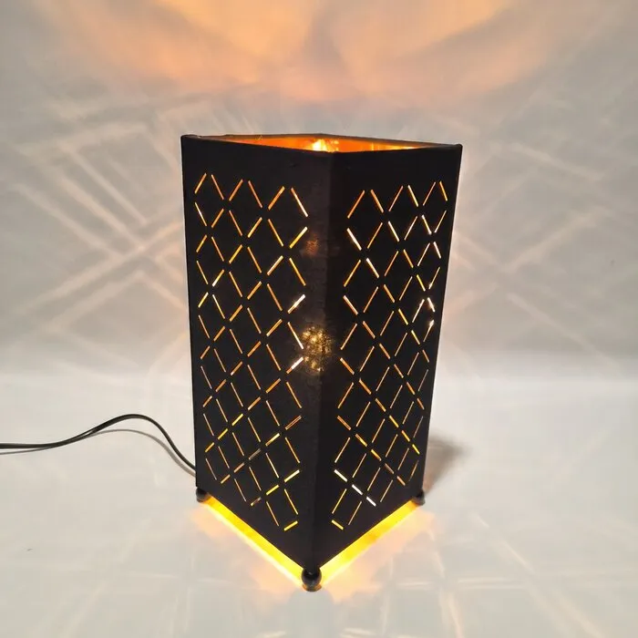 TAFELLAMP - SHINING FLAME - DUO FUNTIE - LED - LAMP OF VLAM EFFECT - 30 CM