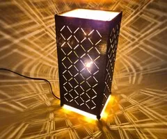 TABLE LAMP - SHINING FLAME - DUO FUNCTION - LED - LAMP OR FLAME EFFECT - 30 CM