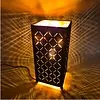 TABLE LAMP - SHINING FLAME - DUO FUNCTION - LED - LAMP OR FLAME EFFECT - 30 CM