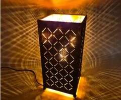 TABLE LAMP - SHINING FLAME - DUO FUNCTION - LED - LAMP OR FLAME EFFECT - 30 CM