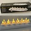 Simuflame SIMUFLAME 12 RECHARGEABLE LED TEA LIGHTS - INCL. CHARGER - WHITE
