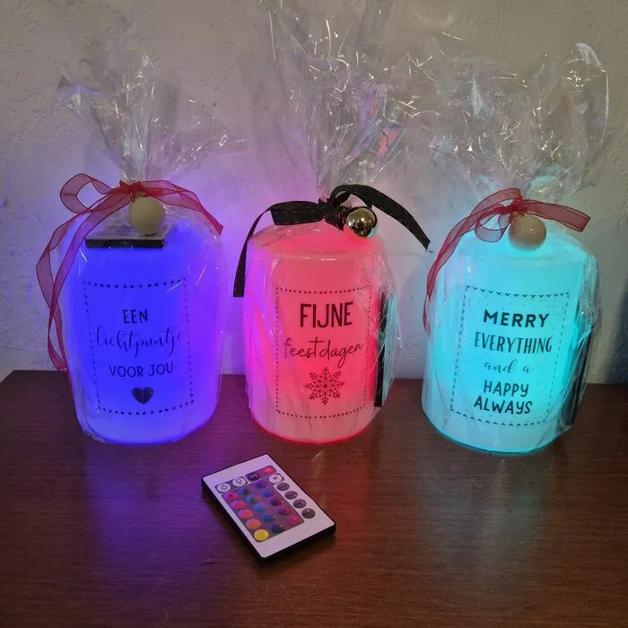 Grundig COLOR CHANGING TABLE LAMP WITH CHRISTMAS WISH - IN GIFT WRAPPING