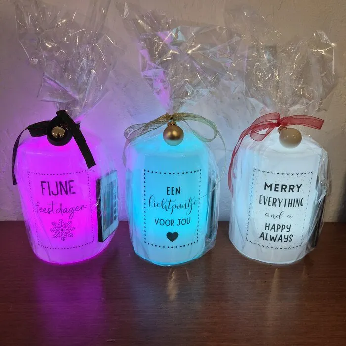 Grundig COLORCHANGING TAFELLAMP MET KERSTWENS - IN FEESTELIJKE VERPAKKING