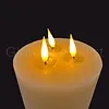 Simuflame SIMUFLAME 3 WICK XL LED CANDLE -  WITH REMOTE CONTROL - 18 CM