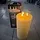 SIMUFLAME 3 WICK XL LED CANDLE -  WITH REMOTE CONTROL - 33 CM