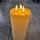 SIMUFLAME 3 WICK XL LED CANDLE -  WITH REMOTE CONTROL - 33 CM