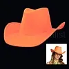 COWBOY HAT - UV/BLACKLIGHT - NEON ORANGE