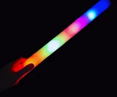Glow Specialist LED FLASHING FOAM STICK -  MULTI COLOR