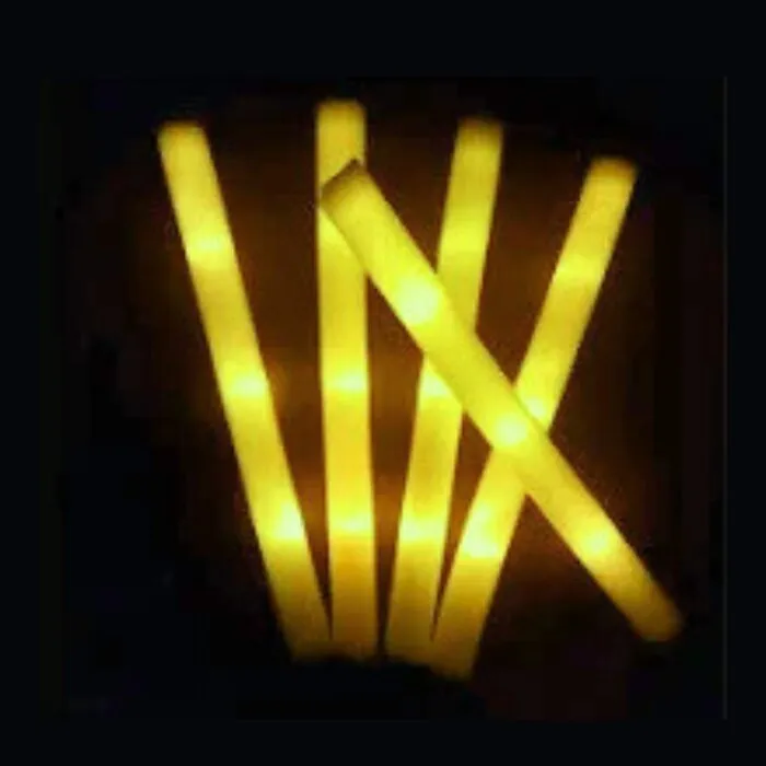 LED FOAMSTICK -  SCHUIMSTAAF - GEEL