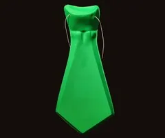 UV/BLACKLIGHT BIG TIE - GREEN - 12 PIECES