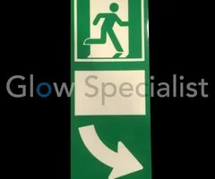 GLOW IN THE DARK DEURKLINK MARKERING