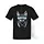 DJ CAT - BLACKLIGHT T-SHIRT - BLACK WITH NEON PRINT