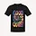 GOOD VIBES ONLY - BLACKLIGHT T-SHIRT - BLACK WITH NEON PRINT