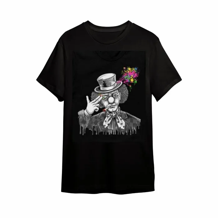 FREE YOUR MIND - BLACKLIGHT T-SHIRT - BLACK WITH NEON PRINTS