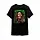 ONE LOVE - BLACKLIGHT T-SHIRT - ZWART MET NEON PRINTS
