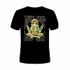 MAKE LOVE - BLACKLIGHT T-SHIRT - ZWART MET NEON PRINTS
