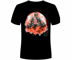 E.S.R.R. - BLACKLIGHT T-SHIRT - ZWART MET NEON PRINTS