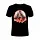 EAT. SLEEP. RAVE. REPEAT. - BLACKLIGHT T-SHIRT - BLACK WITH NEON PRINTS