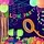 Glow Party Decoration Pack – 8‑Piece Neon & UV Blacklight Set with Garlands, Balloons, Confetti, Neon Yarn & Tape