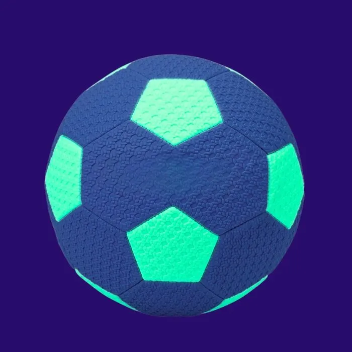 NEON VOETBAL - UV / BLACKLIGHT - 22 CM