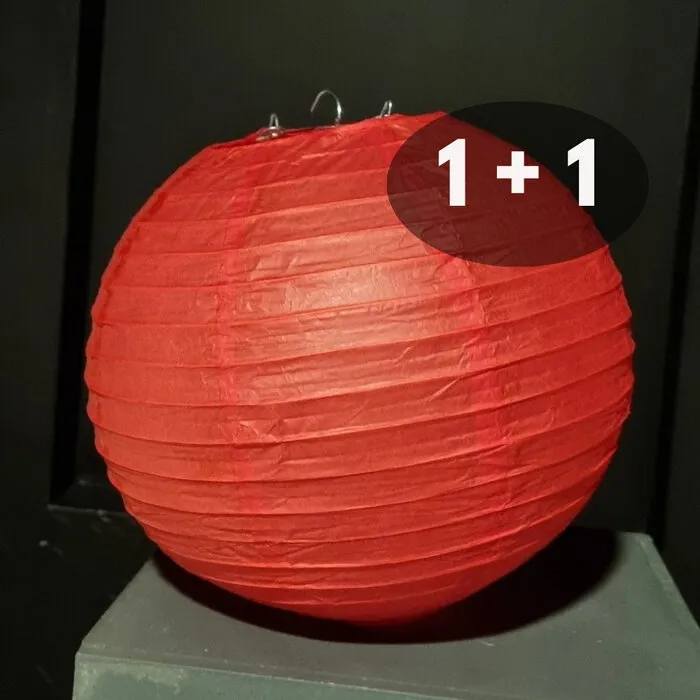 RED PAPER LAMPION - PER PIECE FROM