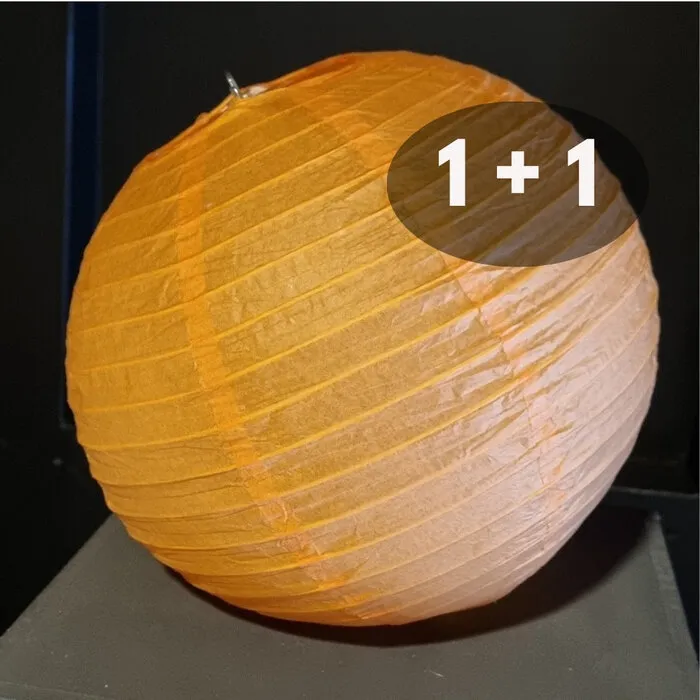 ORANJE PAPIEREN LAMPION - PER STUK VANAF