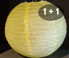 YELLOW PAPER LAMPION - PER PIECE FROM