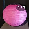 ROZE PAPIEREN LAMPION - PER STUK VANAF
