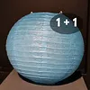 BLUE  PAPER LAMPION - PER PIECE FROM
