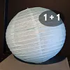 LIGHT BLUE PAPER LANTERN - FROM PER PIECE