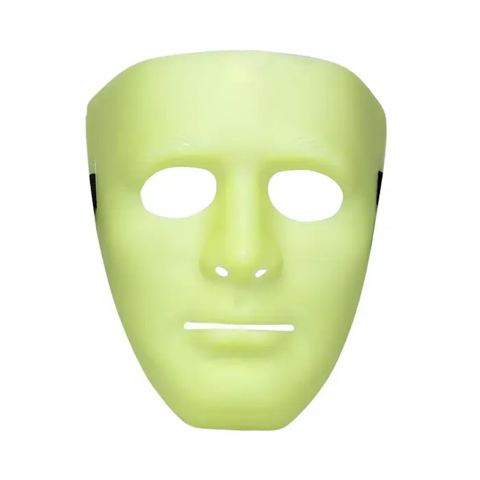 GLOW-IN-THE-DARK MIME MASK