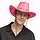 COWBOY HAT SAVANNE - UV / BLACKLIGHT - NEON PINK