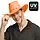 COWBOYHOED SAVANNE - UV / BLACKLIGHT - NEON ORANJE