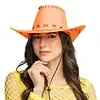 COWBOYHOED SAVANNE - UV / BLACKLIGHT - NEON ORANJE