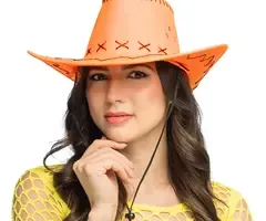 COWBOYHOED SAVANNE - UV / BLACKLIGHT - NEON ORANJE